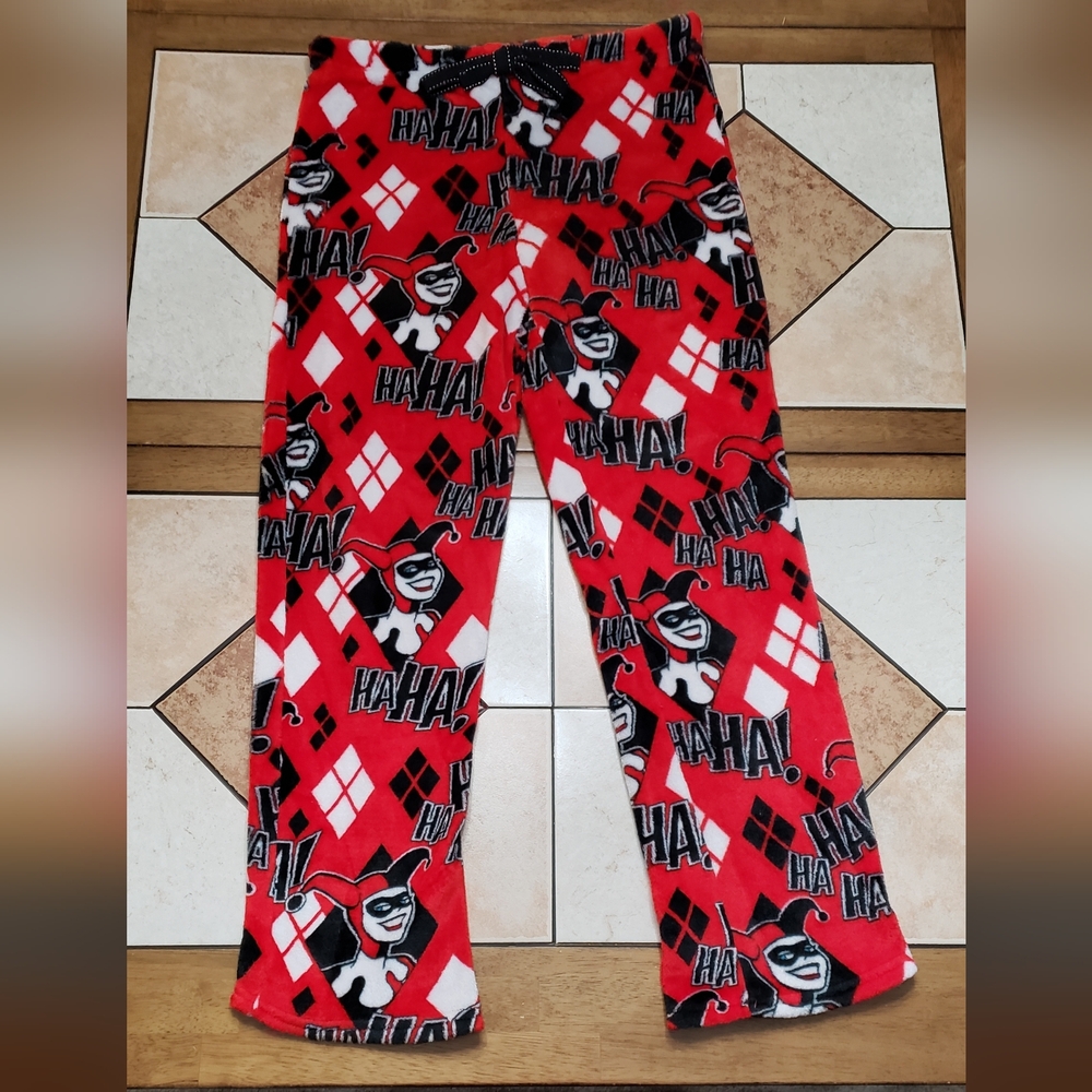 Harley Quinn Pajama Pants Plush Small